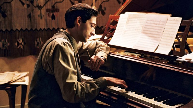 آدرین برودی در فیلم پیانیست