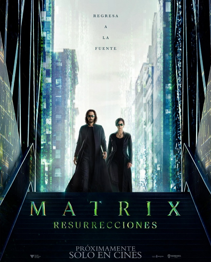 پوستر فیلم «ماتریکس ۴: رستاخیزها»