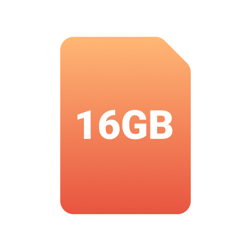 16GB حافظه داخلی